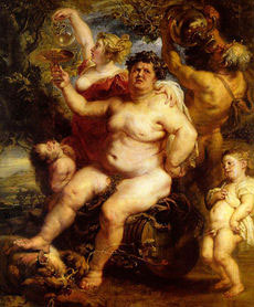 Rubens’in jinekomastiye sahip erkek resmi